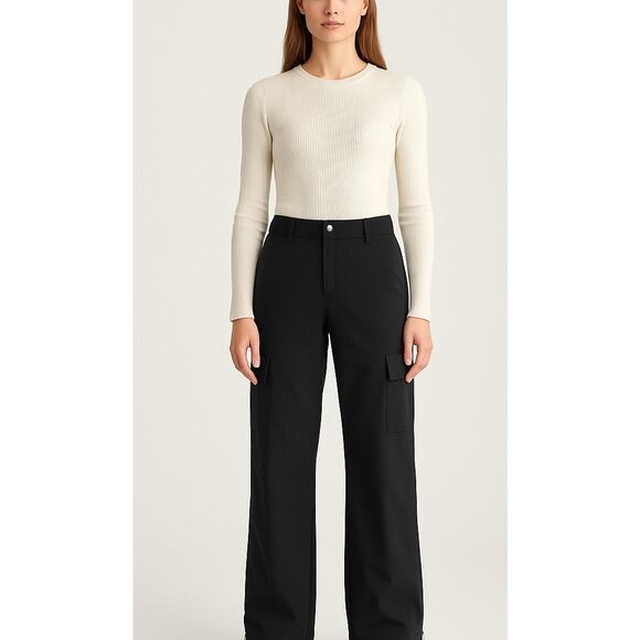 OGL Water Repellent Fleece Lined Cargo Pants in Black S NWT - Picture 1 of 4